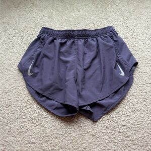 Nike Gray Athletic Shorts Lightweight Performance